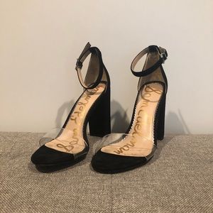 Yaro Heels/black and clear